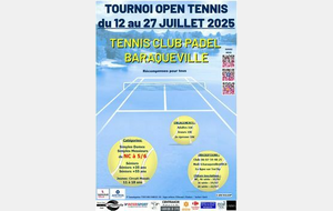 Tournoi d'été du TCPB du 12/07/2025 au 27/07/2025