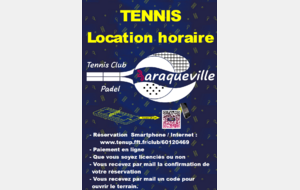Location Horaire Tennis