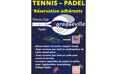 Réservation Adhérents